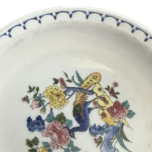 Vintage Syracuse China Peacock Plate - Econo-Rim, Collectible Dinnerware - Picture 3 of 7